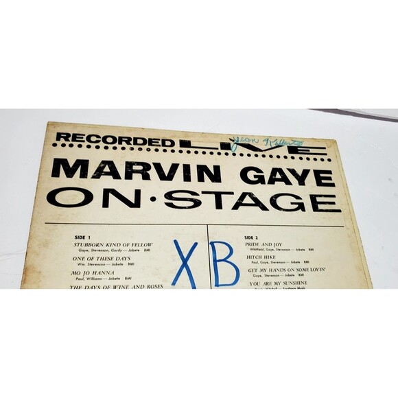 Vtg Marvin Gaye Recorded Live On Stage Rare 33 RPM 12 Vinyl Album - Picture 15 of 16